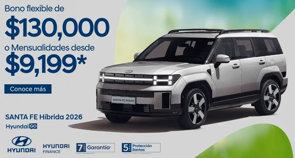 Hyundai Santa Fe Híbrida 2026