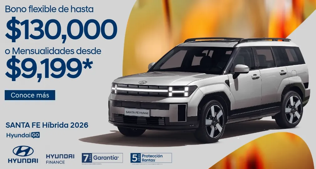 Hyundai Santa Fe Híbrida 2026