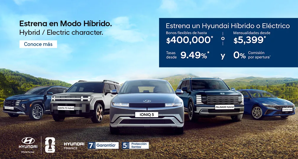 Hyundai Estrena un Hyundai Híbrido o Eléctrico